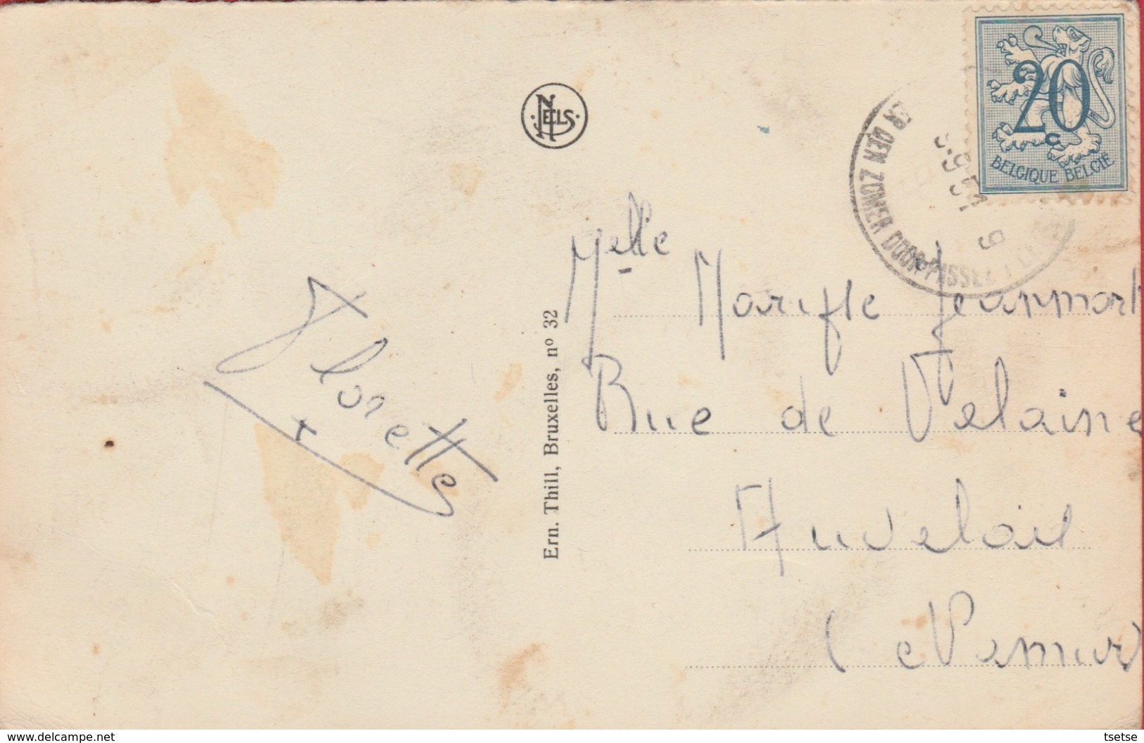 Westende - Avenue Des Mouettes  - 1954 ( Verso Zien ) - Westende