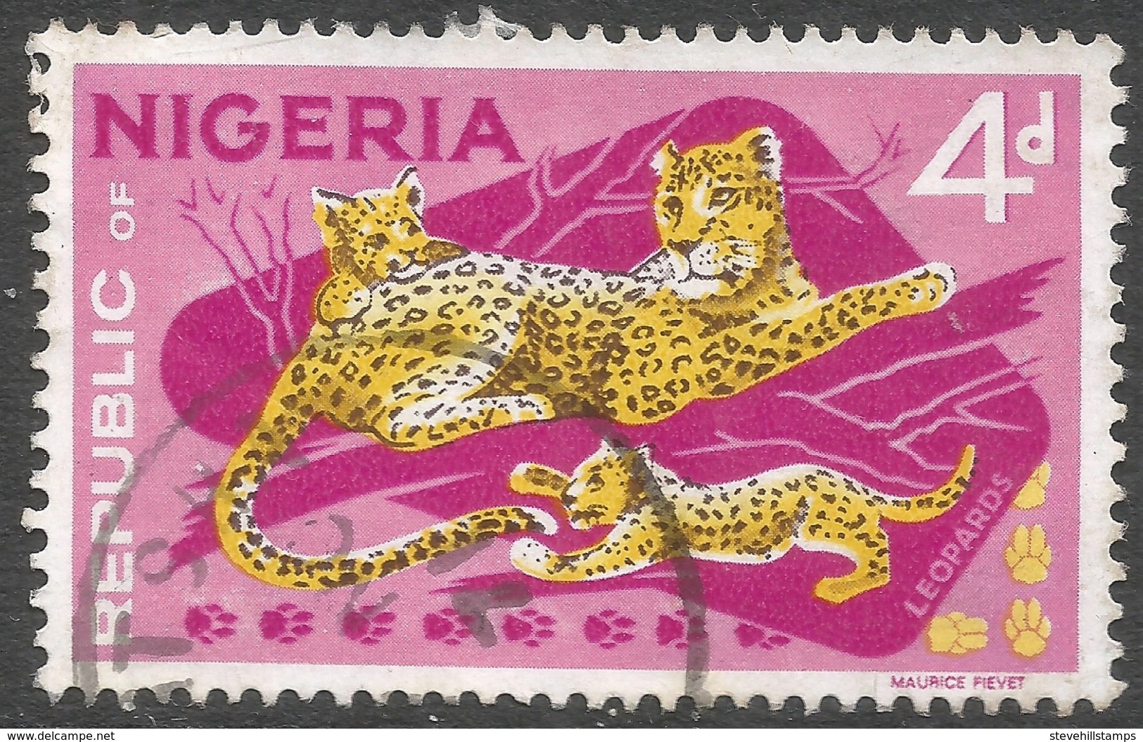 Nigeria. 1969-72 Definitives. Enschede Printing. 4d Used. SG 232 - Nigeria (1961-...)