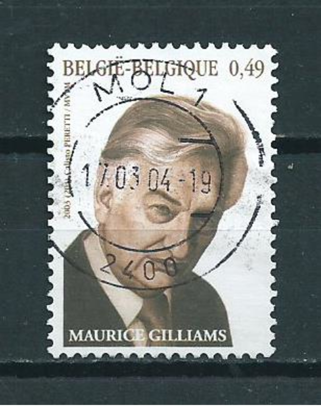 2003 Belgium M.Giliams Used/gebruikt/oblitere - Gebruikt