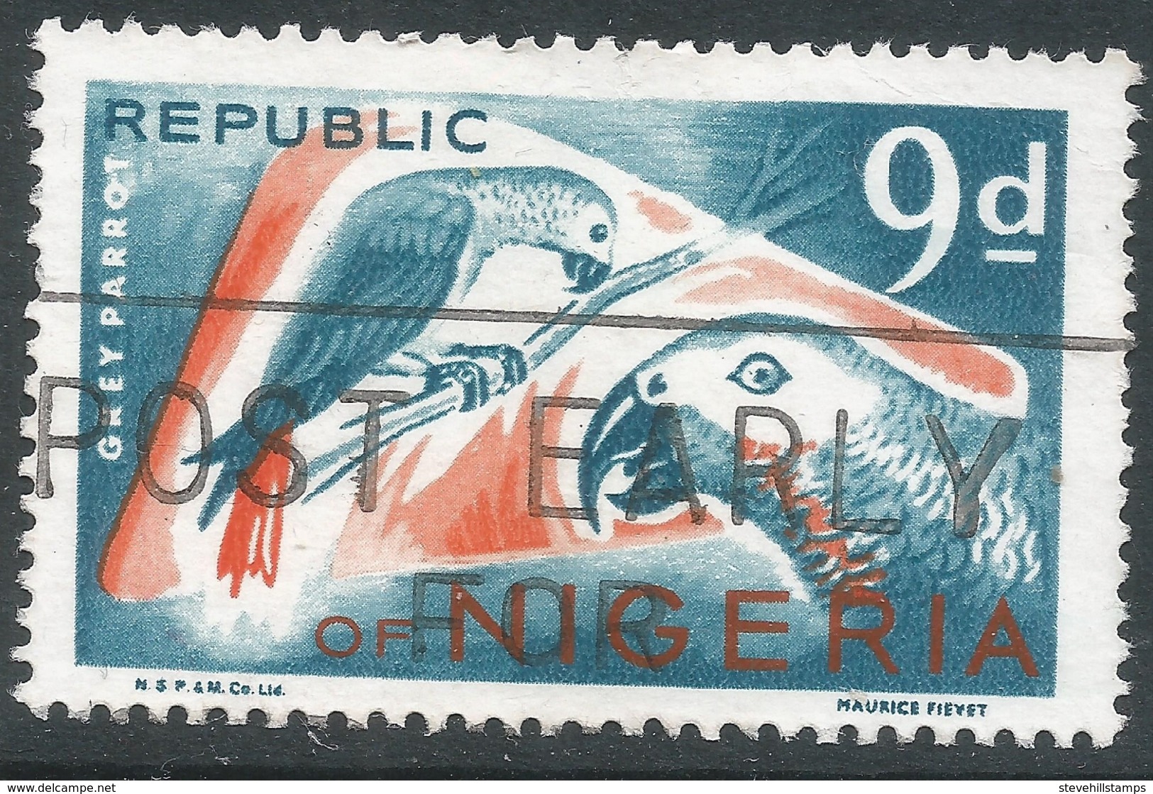 Nigeria. 1969-72 Definitives. NSP&M Co Printing. 9d Used. SG 226 - Nigeria (1961-...)