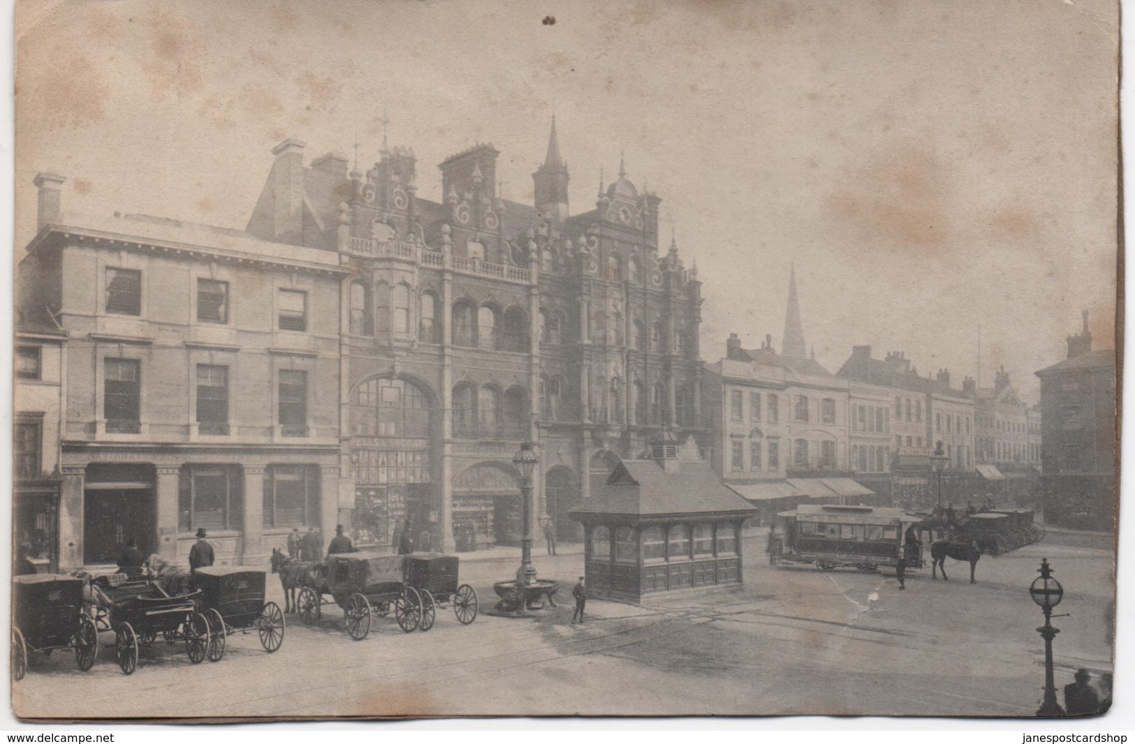 IPSWICH? Sepia Photograph Put Onto Card - Taken From Album Or Book - 10 X 15 Cm. C1890 - Ipswich