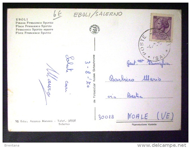 CAMPANIA -SALERNO -EBOLI -F.G. LOTTO N° 582 - Salerno