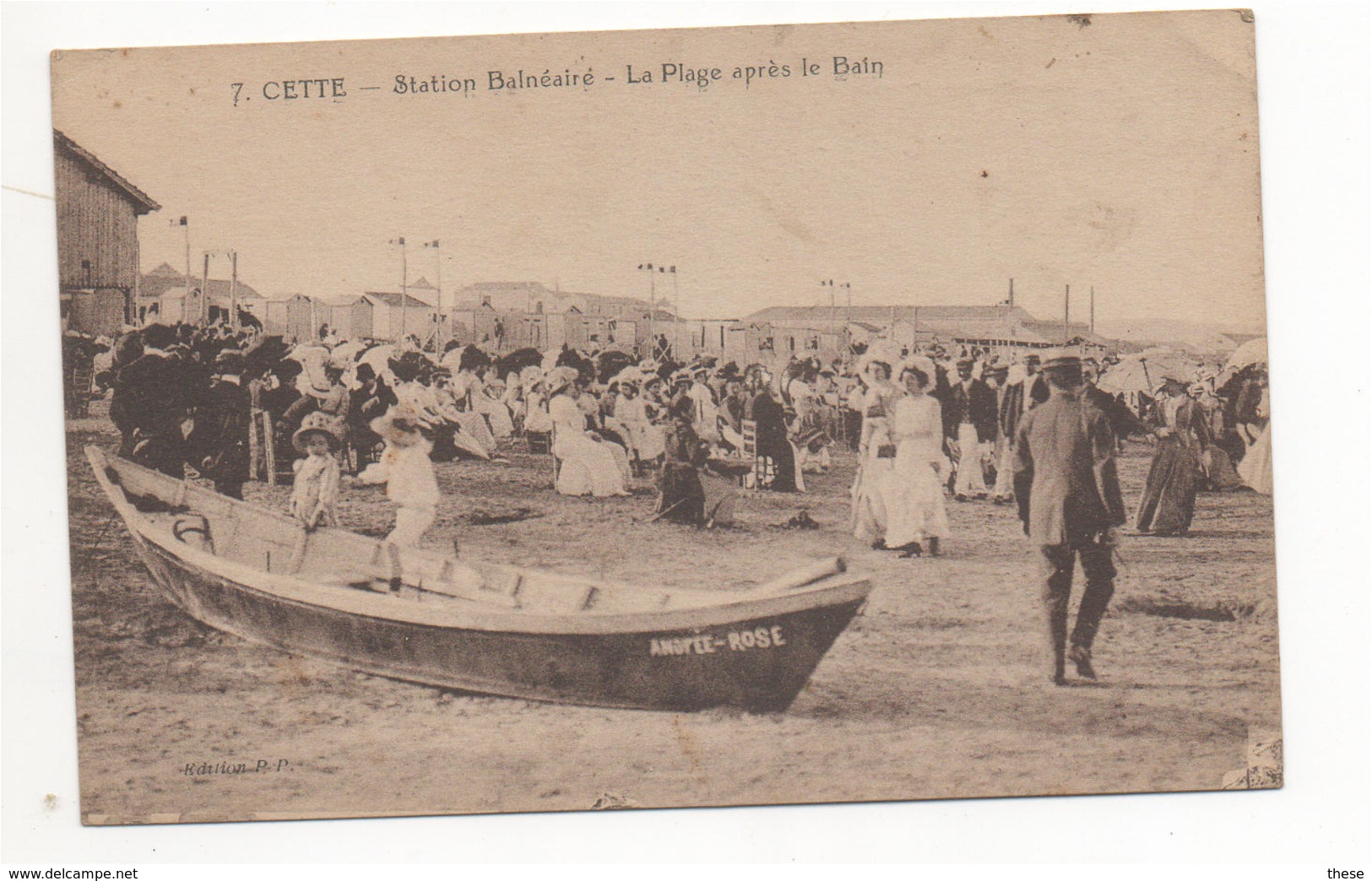 SETE - CETTE - La Plage Après Le Bain - Sete (Cette)