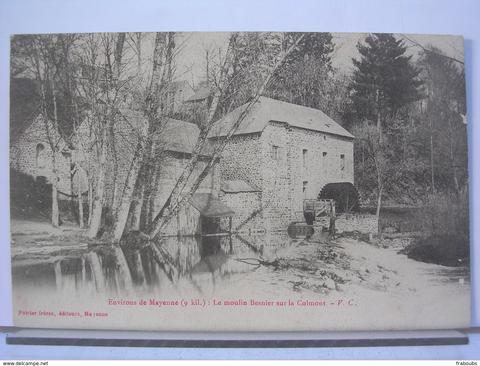 53 - ENVIRONS DE MAYENNE - LE MOULIN BESNIER SUR LA COLMONT - DOS SIMPLE - Other & Unclassified