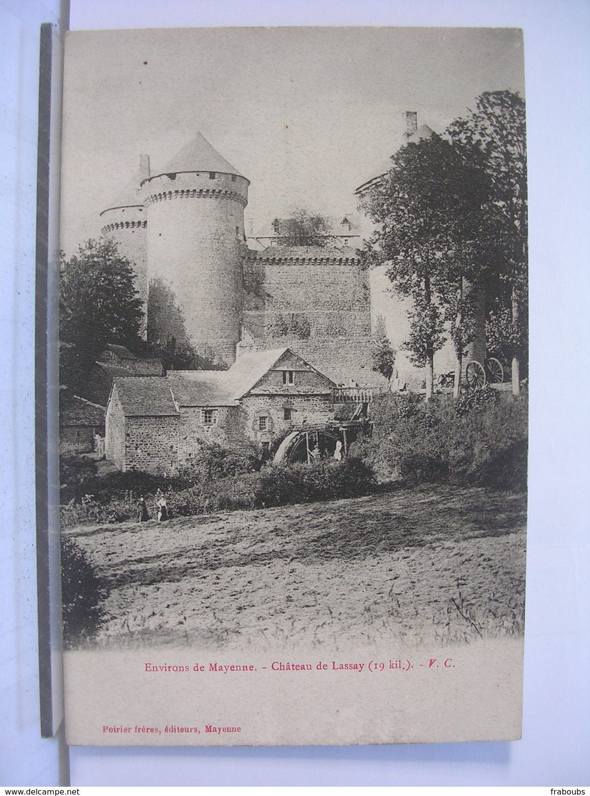 53 - ENVIRONS DE MAYENNE - CHATEAU DE LASSAY - DOS SIMPLE - Sonstige & Ohne Zuordnung