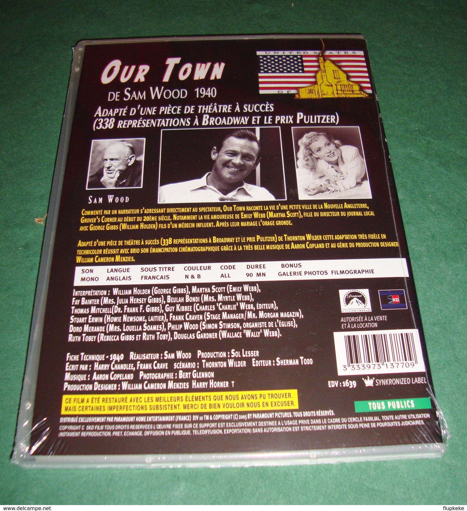 Dvd Zone 2 Une Petite Ville Sans Histoire (1940) Classiques & Inoubliables Synkronized Our Town Vostfr - Classic