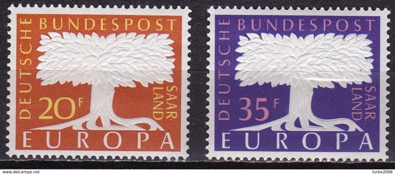 Saargebiet :1957 Europa CEPT MNH Set  Michel 402 / 403 - Ongebruikt