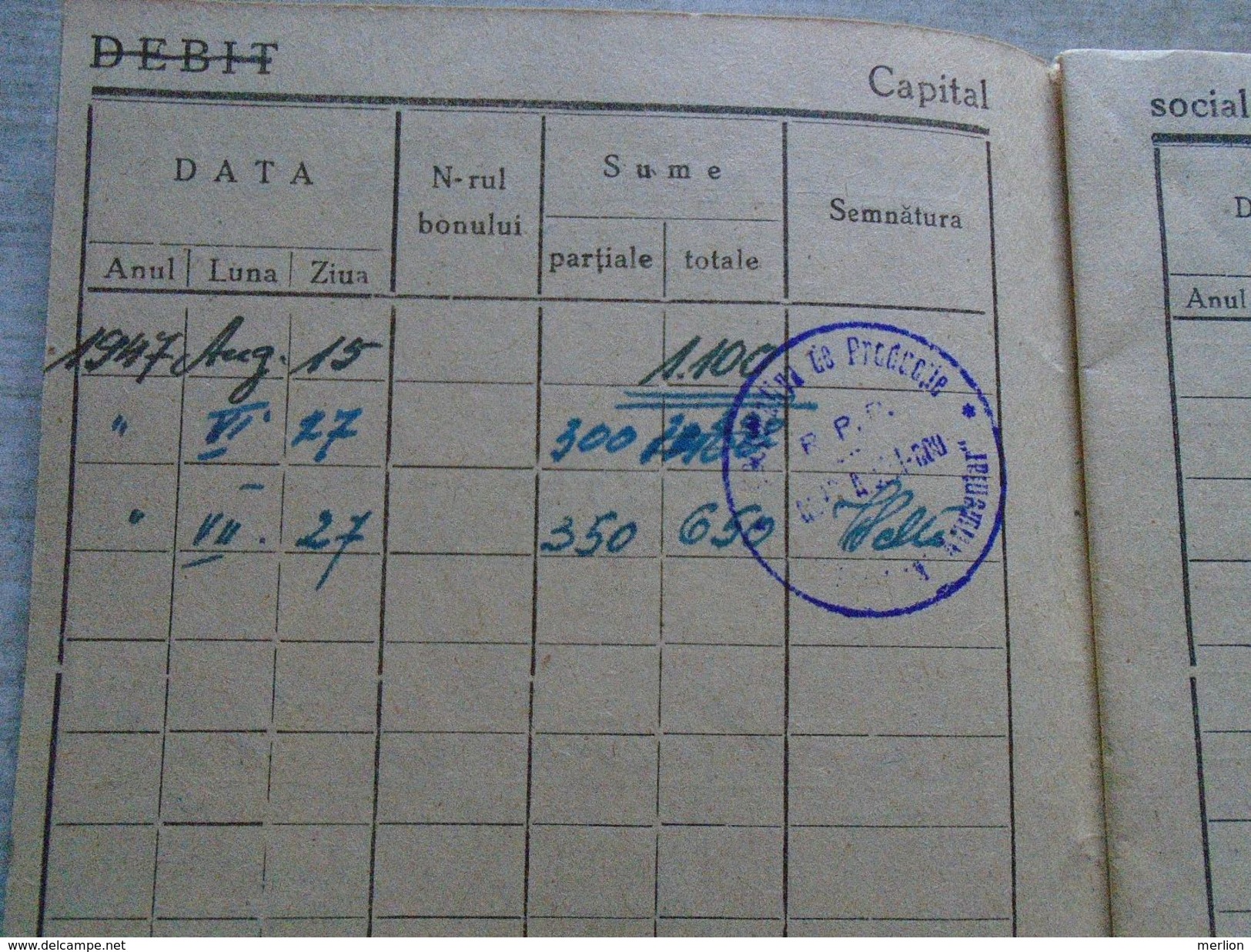 ZA18.6 Livret  Libret  Cheque Arad  Romania Hartmann Neuarad  Aradul Nou - 1947 - Cheques & Traverler's Cheques