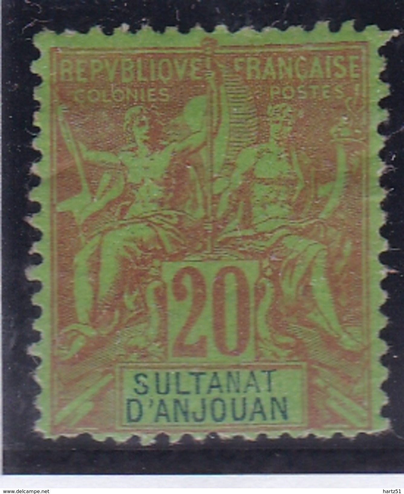 Anjouan N° 7 Neuf * - Unused Stamps