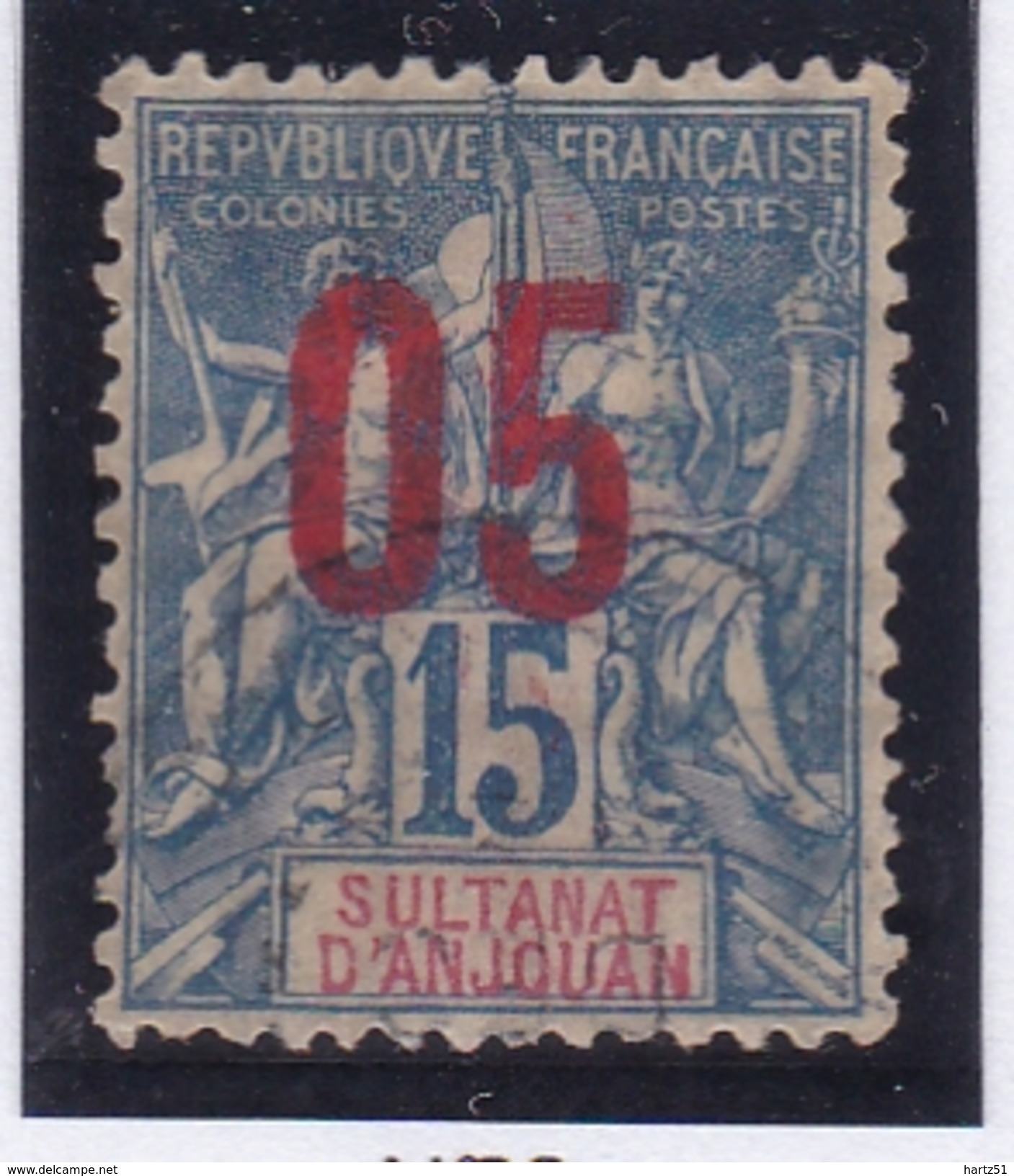 Anjouan N° 22 Neuf * - Unused Stamps