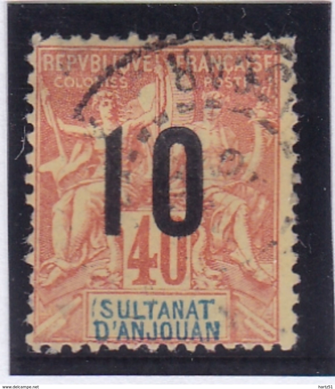 Anjouan N° 26 Oblitéré - Unused Stamps