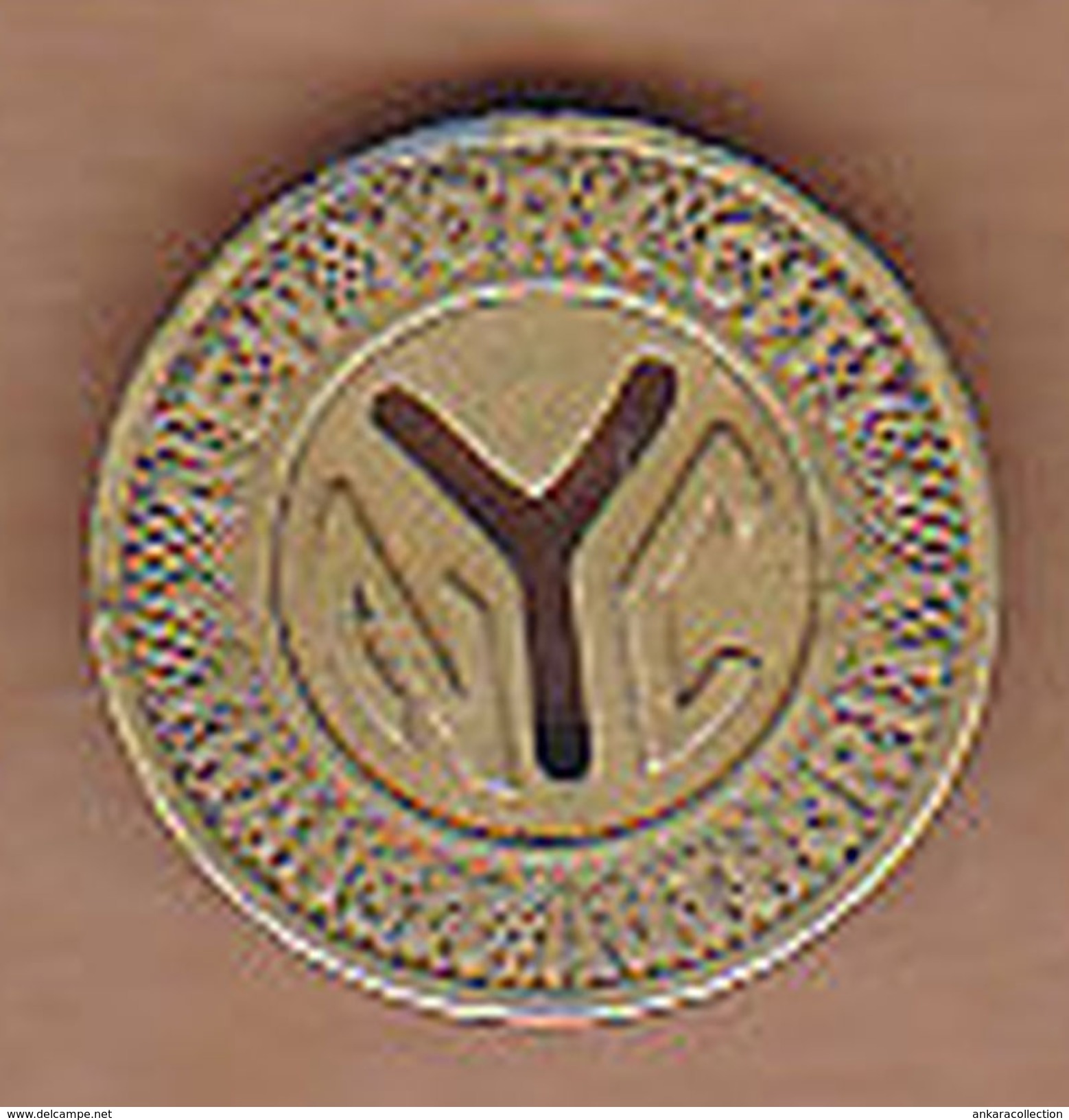 AC -  NEW YORK CITY TRANSIT AUTHORITY GOOD FOR ONE FARE  TOKEN JETON - Notgeld