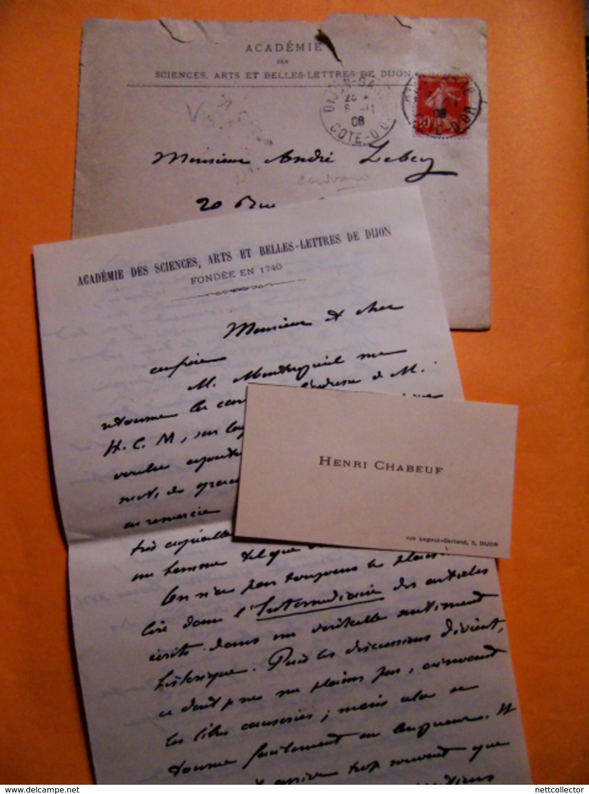 ARCHIVE IMPORTANTE ECRIVAIN ANDRE LEBAY 1877/1938  AUTOGRAPHES / MANUSCRIT ORIGINAL/ LETTRES/ ARTICLES RARE