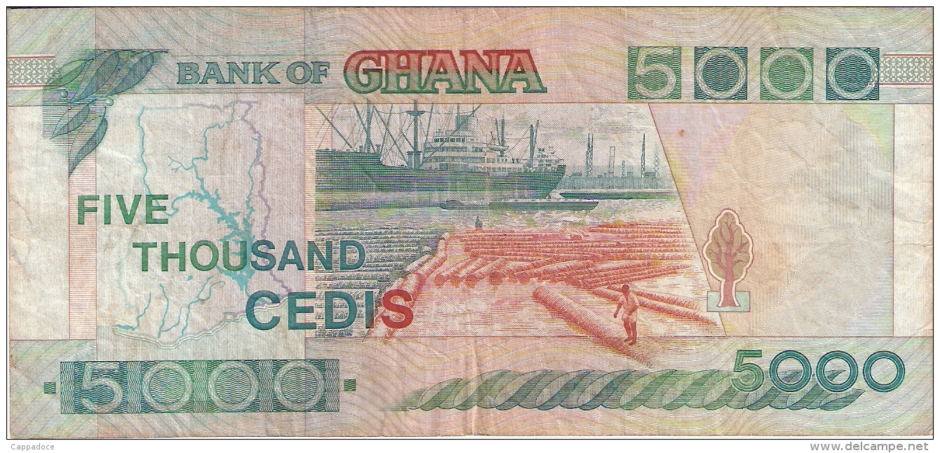 GHANA   5000 Cedis   23/2/1996   P. 31c - Ghana