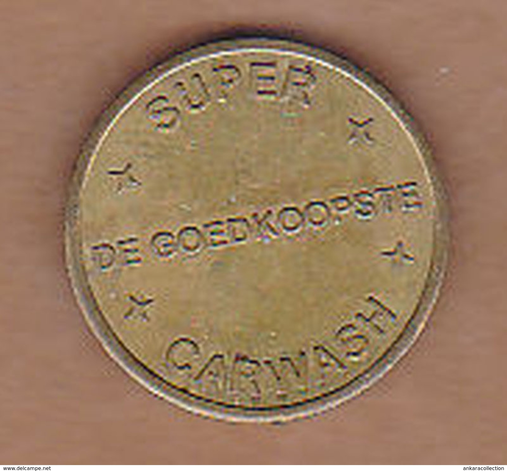 AC -  DE GOEDKOOPSTE SUPER CARWASH TOKEN JETON - Monetary/Of Necessity