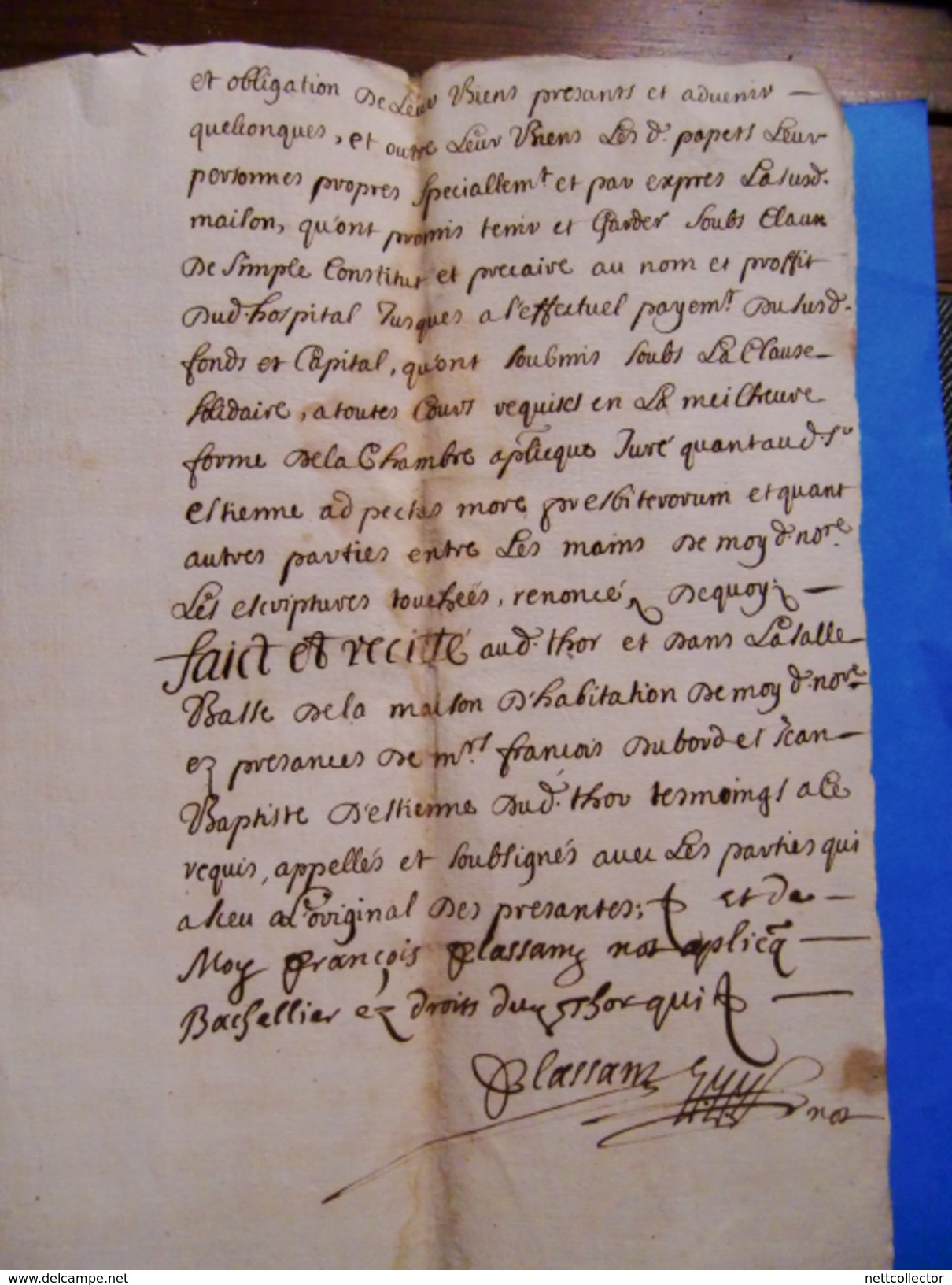 ARCHIVE IMPORTANTE HOPITAL DE THOR 1695/ANNEES 1800 NOMBREUX COURRIERS TRES INTERESSANTS - Documents Historiques