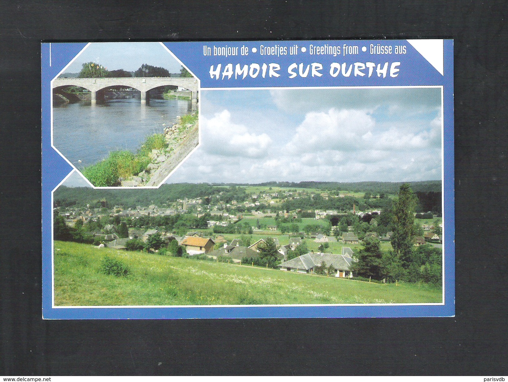 HAMOIR SUR OURTHE - UN BONJOUR DE..- GROETJES UIT..- GREETINGS FROM .. - GRUSSE AUS..   (7949) - Hamoir