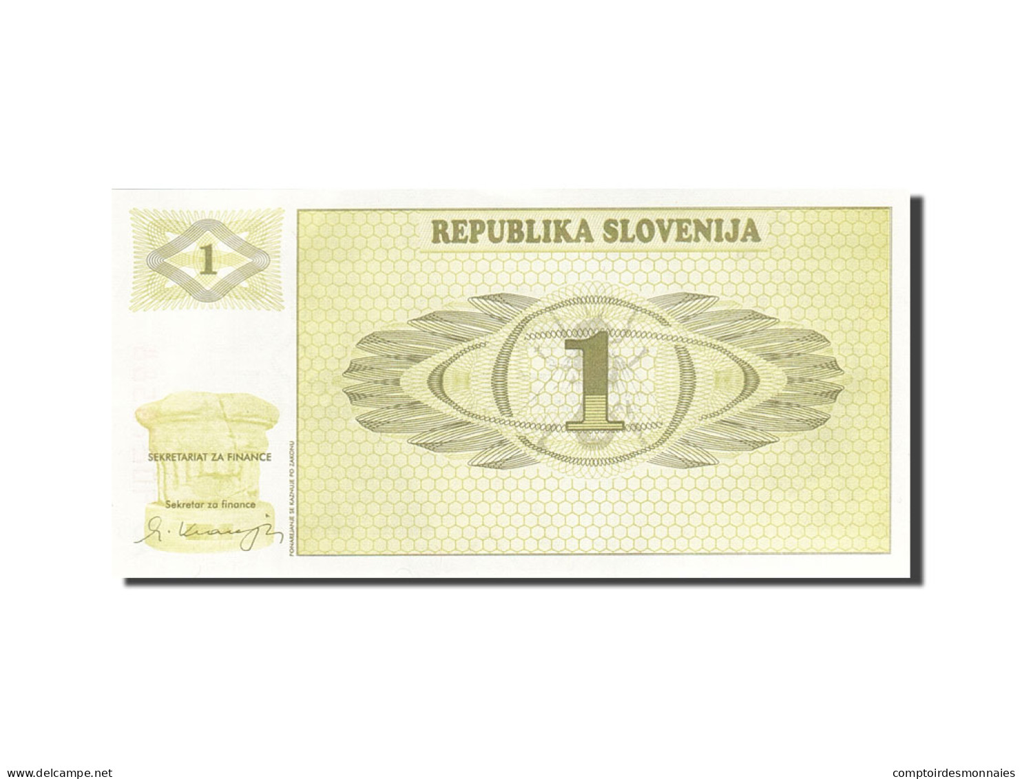 Billet, Slovénie, 1 (Tolar), 1990-1992, 1990, KM:1a, SUP+ - Slovenia