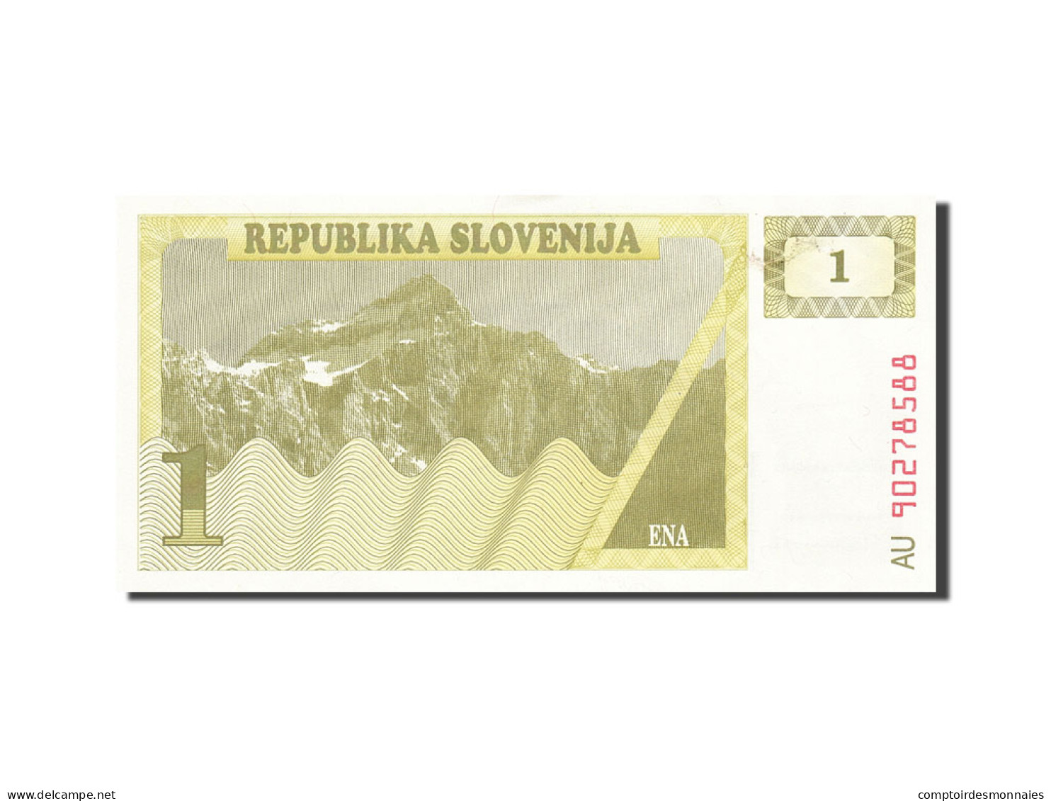 Billet, Slovénie, 1 (Tolar), 1990-1992, 1990, KM:1a, SUP+ - Slovenië