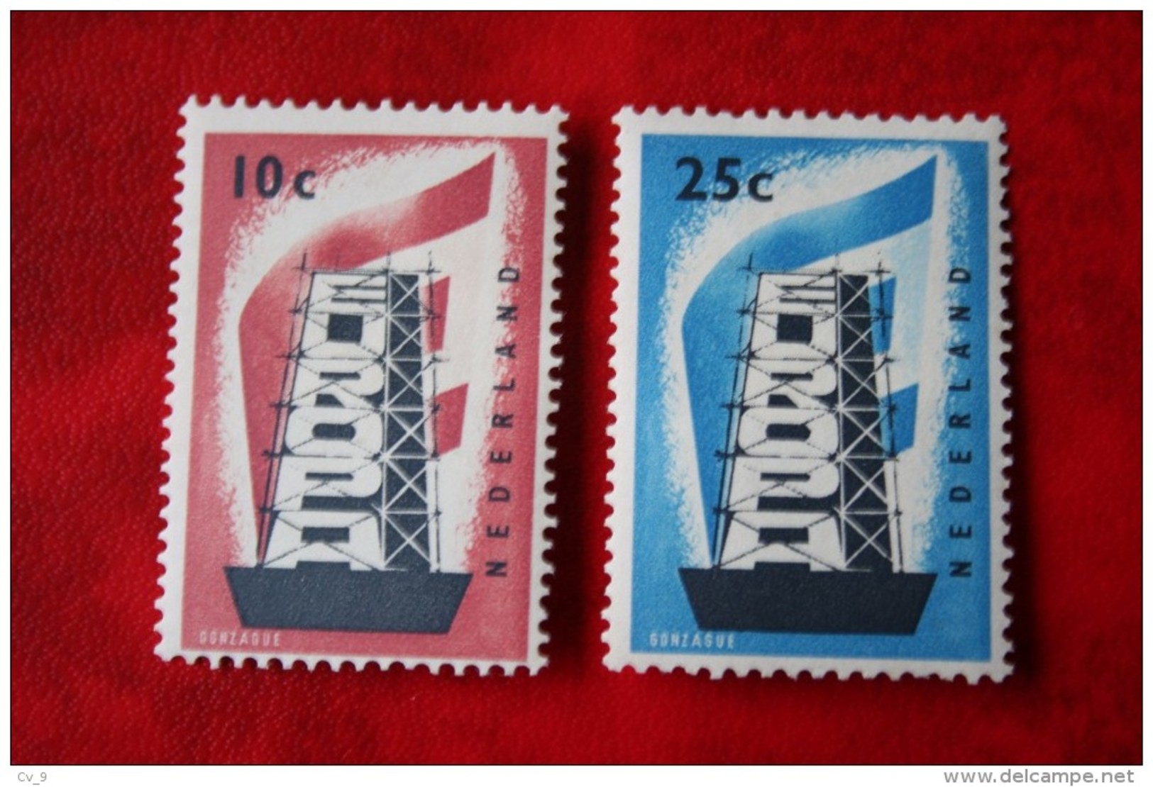 Europa Zegels  NVPH 681-682 (Mi 683-684) 1956 Ongebruikt / MH NEDERLAND / NIEDERLANDE - Ungebraucht