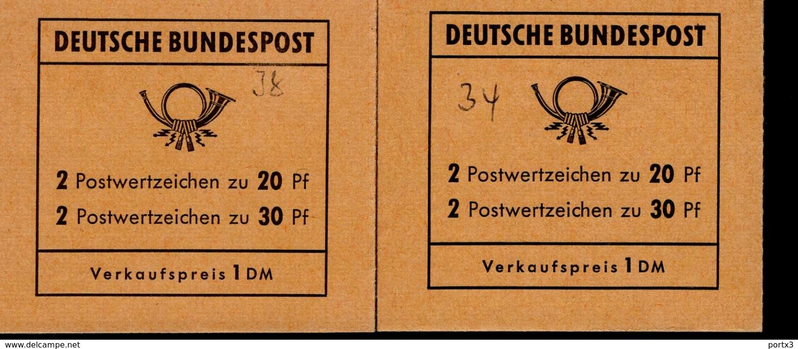 Markenheftchen Bund Postfr. MH 14 G Offen Und  Beschriftet  MNH ** Neuf Postfrisch - 1951-1970