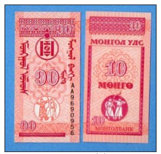 MONGOLIE  10  MONGO   ND (1993 )  UNC/NEUF - Mongolia