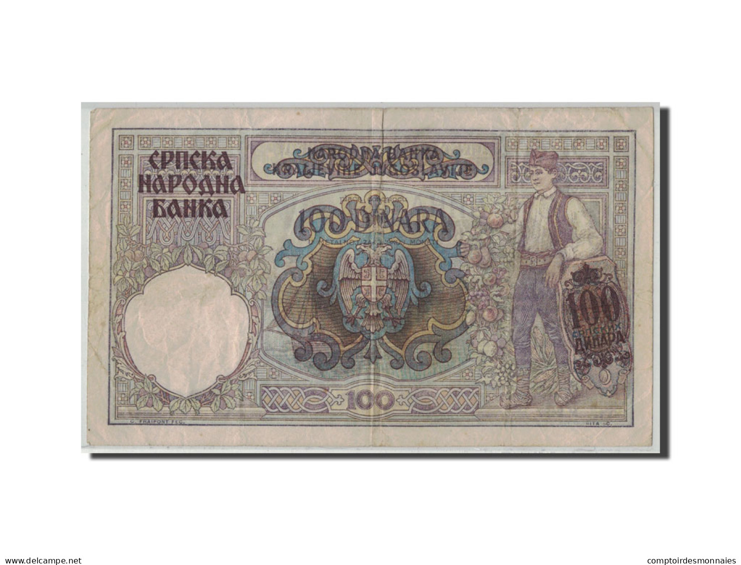 Billet, Serbie, 100 Dinara, 1941, 1941-05-01, KM:23, B+ - Serbien