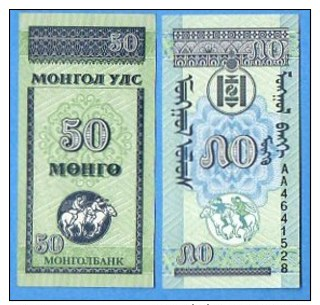 MONGOLIE  50  MONGO   ND (1993 )  UNC/NEUF - Mongolia