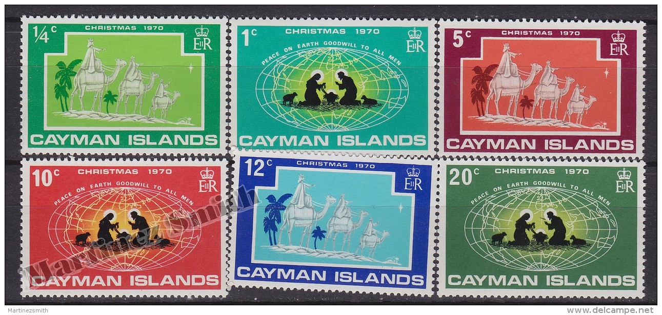 Cayman Islands 1970 Yvert 279- 84, Christmas - MNH - Caimán (Islas)