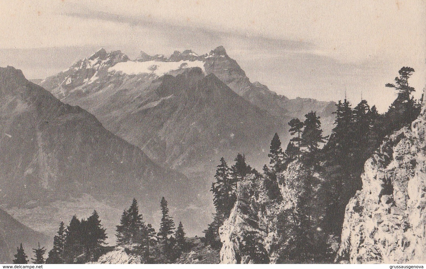 10929) SVIZZERA VAUD DENT DU MIDI VUE DE LA CREVASSE NON VIAGGIATA - Autres & Non Classés