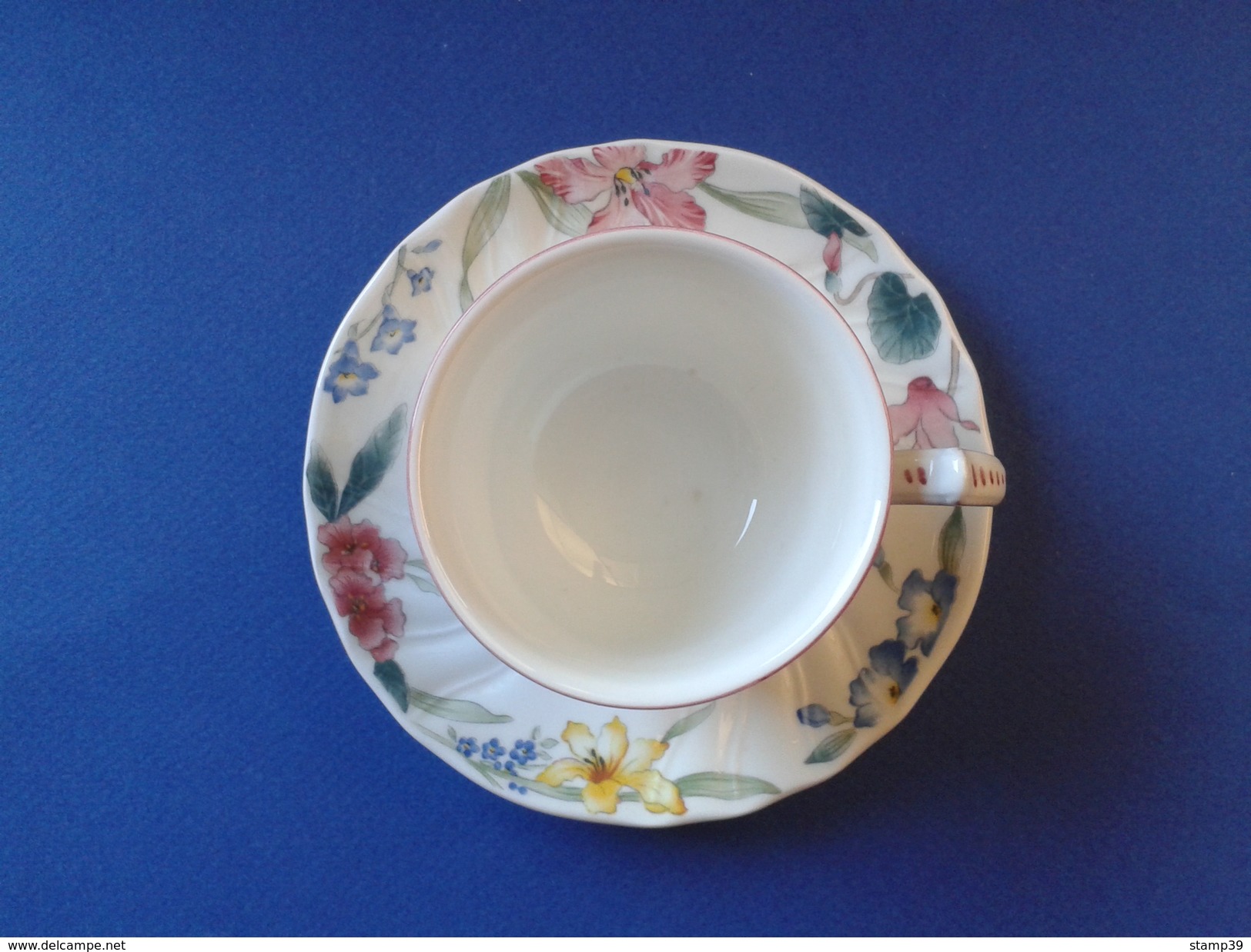 Tasse/Soucoupe De Colection Porcelaine Marque Villeroy & Boch (Germany) - Kopjes