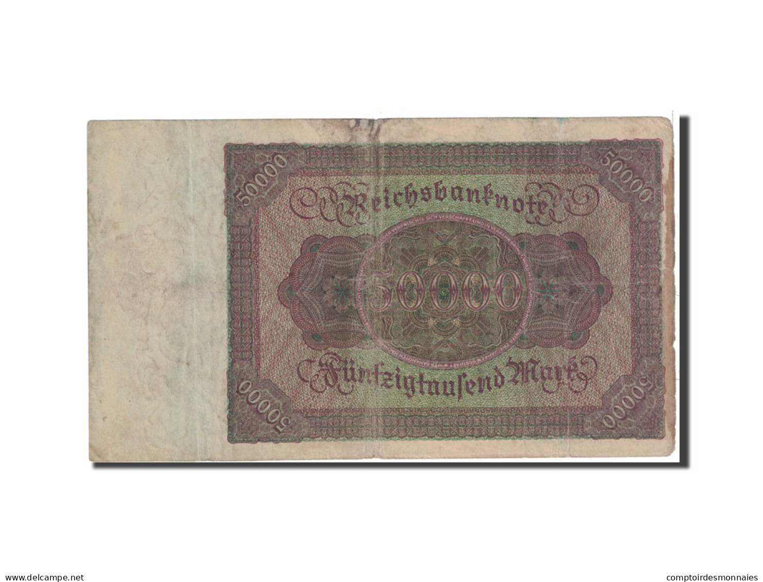 Billet, Allemagne, 50,000 Mark, 1922, Undated, KM:80, TB - 50.000 Mark