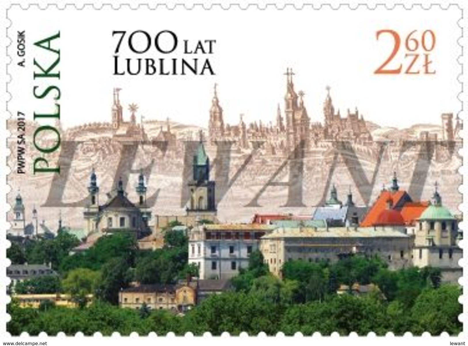 2017.03.15. 700 Years Lublin MNH - Neufs