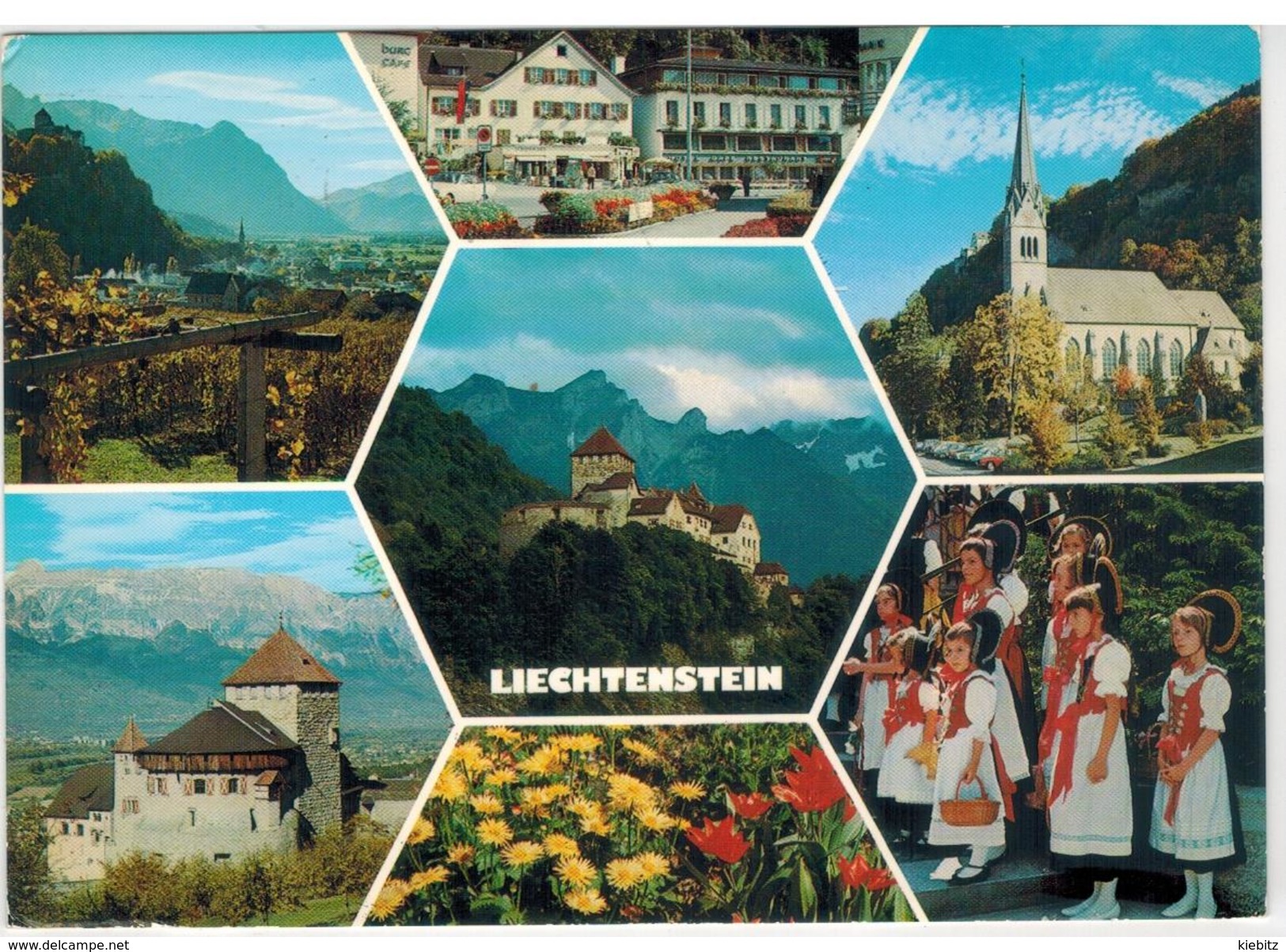 Liechtenstein  -  7 Ansichten  Gelaufen 1978 - Liechtenstein