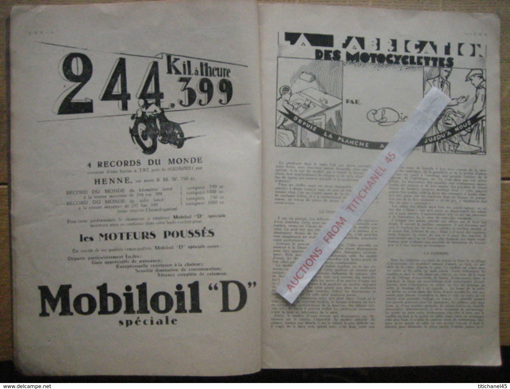 1932 Féd. Motocyliste Belge n°spécial salon :SAROLEA - GILLET - F.N. - BMW - B.S.A - SCOTT- NORTON - TRIUMPH - EXCELSIOR