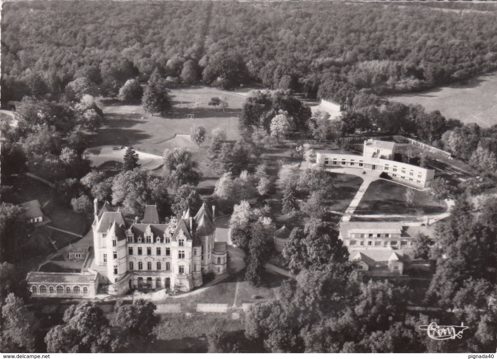 G , Cp , 86 , VOUNEUIL-sous-BIARD , Vue Générale Du Château De Boîvre, Centre Régional D'Éducation Physique Et Sportive - Vouneuil Sous Biard