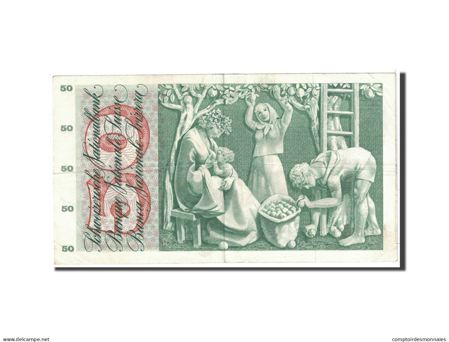 Billet, Suisse, 50 Franken, 1965, 1965-01-21, KM:48e, TTB - Switzerland