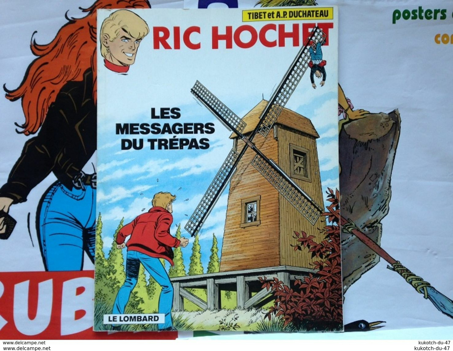 BD Ric Hochet - Tome 43 - Tibet Et Duchâteau - Publicité (1999) - Ric Hochet