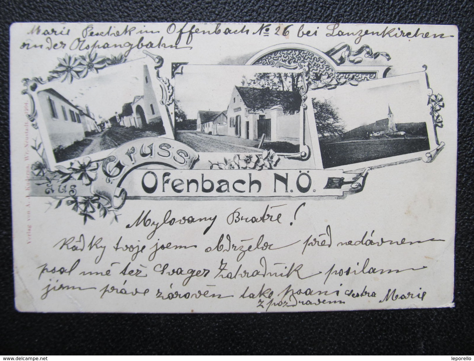 AK LANZENKIRCHEN OFENBACH WB 1900 // D*23235 - Wiener Neustadt