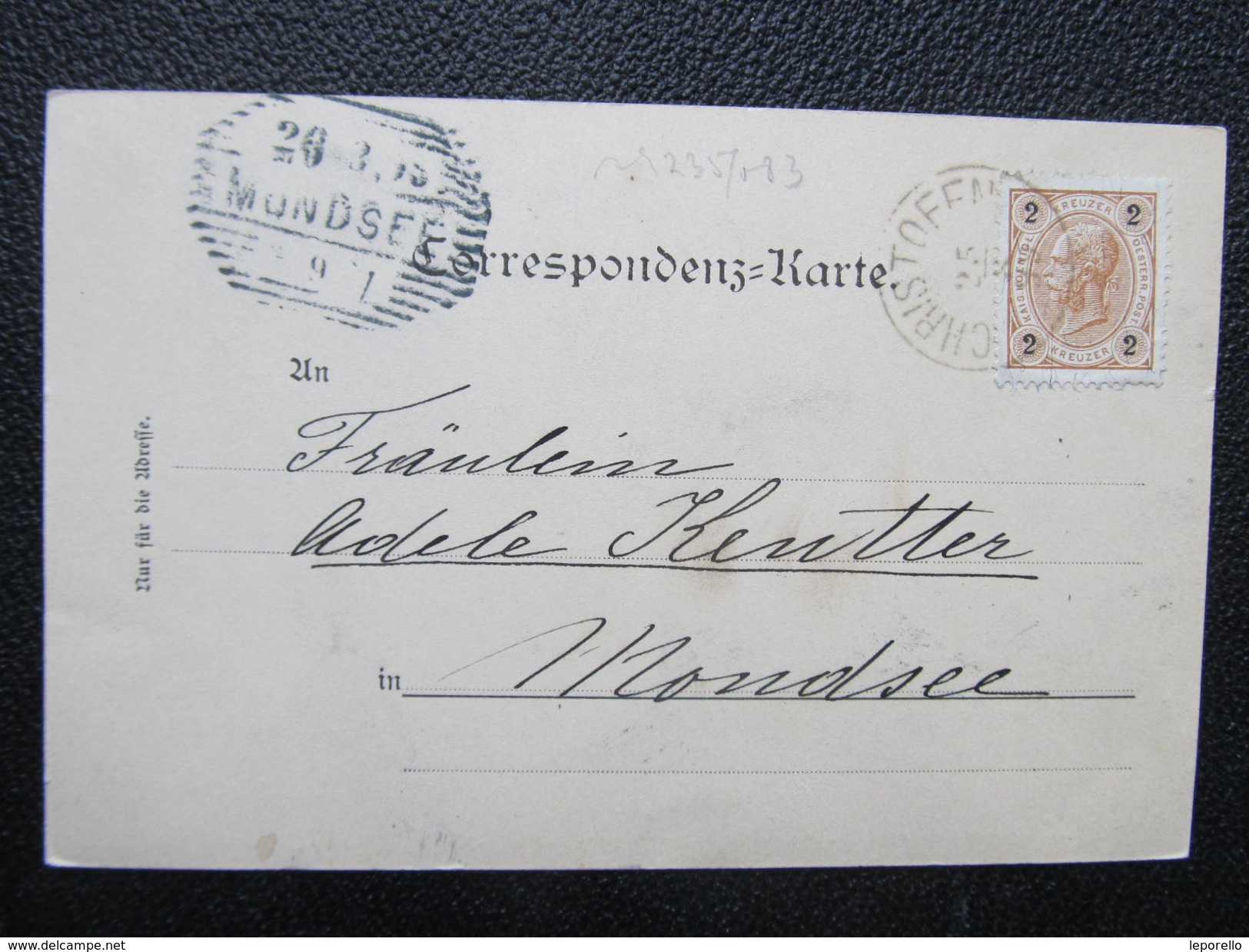 AK CHRISTOFEN B. NEULENGBACH PL 1899 // D*23237 - Neulengbach