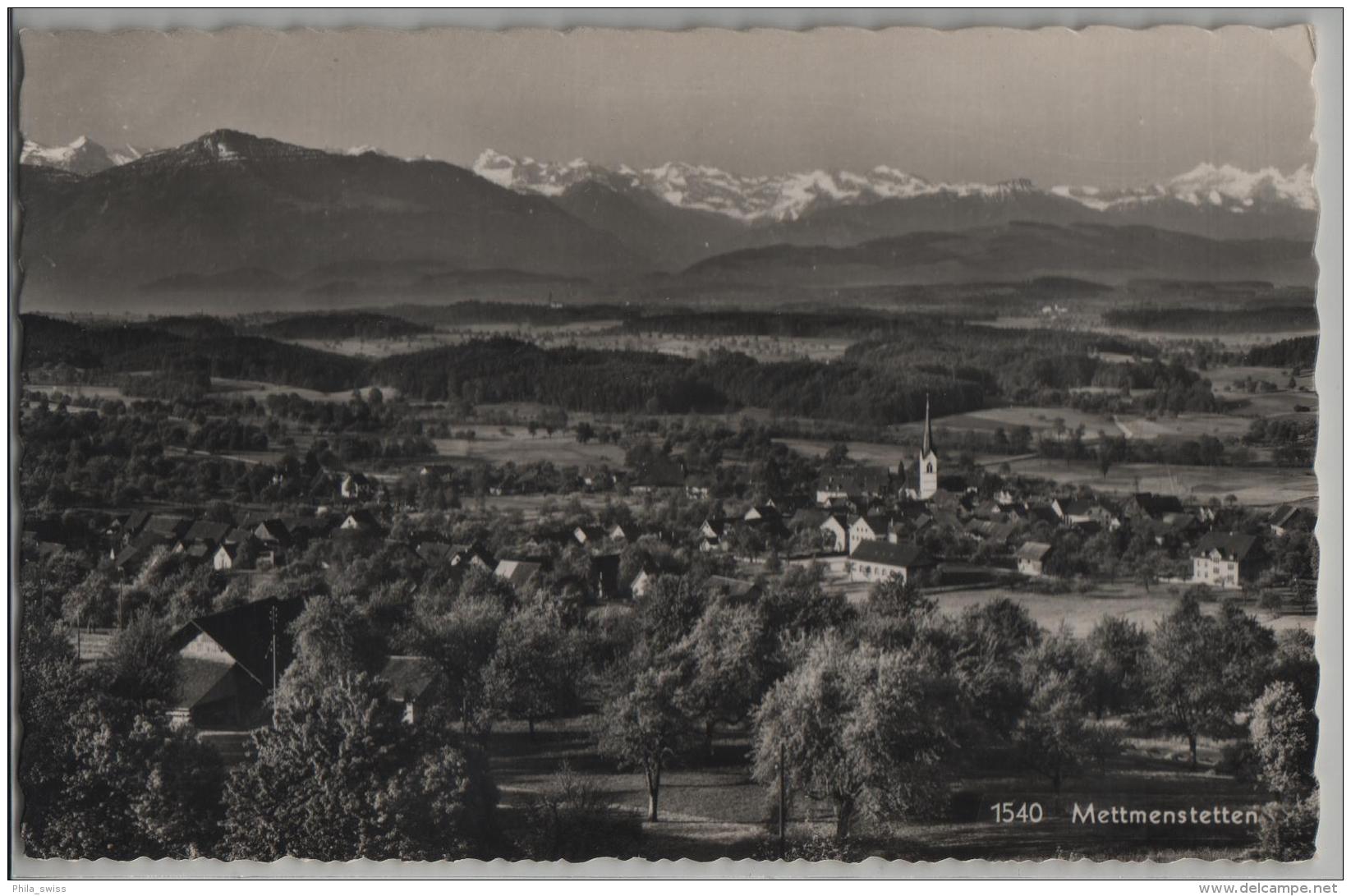 Mettmenstetten - Generalansicht - Photo: Rud. Suter No. 1540 - Mettmenstetten