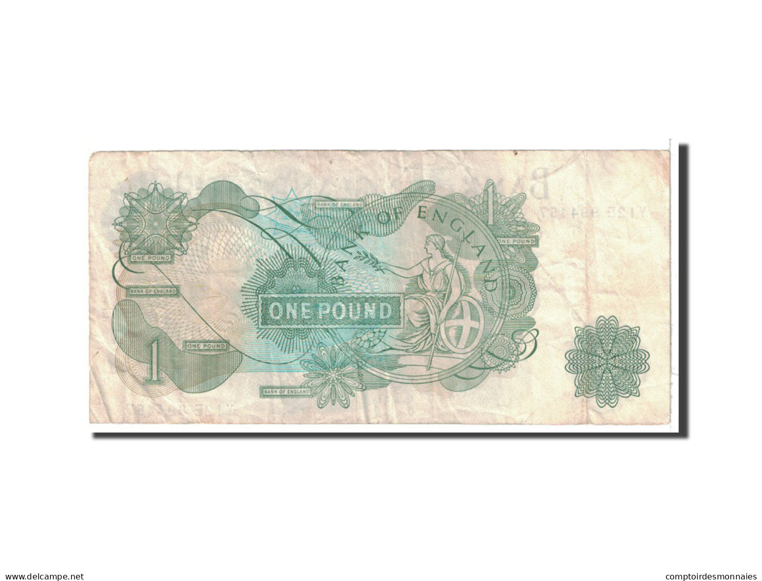 Billet, Grande-Bretagne, 1 Pound, 1960, Undated, KM:374g, TTB - 1 Pound