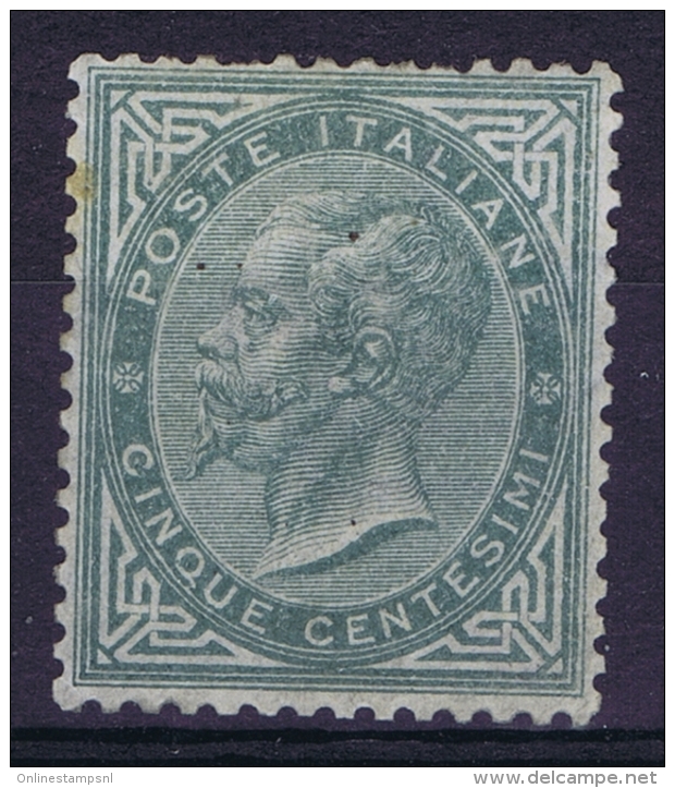 Italy: 1863 Sa 16 Mi Nr 16 MH/* Falz/ Charniere - Neufs