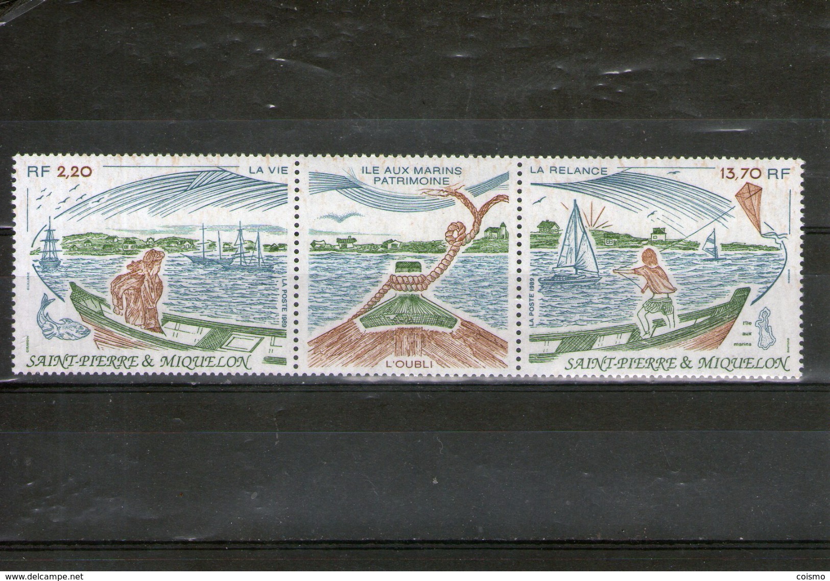 SAINT-PIERRE ET MIQUELON: Triptyque N°509A** - Nuovi