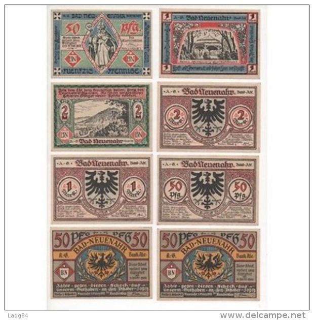 NOTGELD - NEUENAHR BAD - 12 Different Notes (N025) N025 [FR] - Autres - Europe