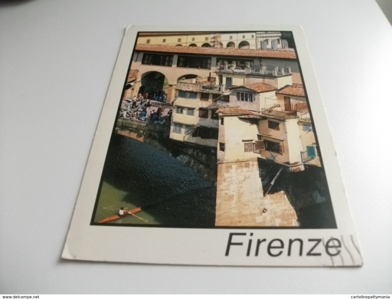 STORIA POSTALE FRANCOBOLLO COMMEMORATIVO  FRA' LUCA PAOLI FIRENZE PONTE VECCHIO PARTICOLARE - Firenze