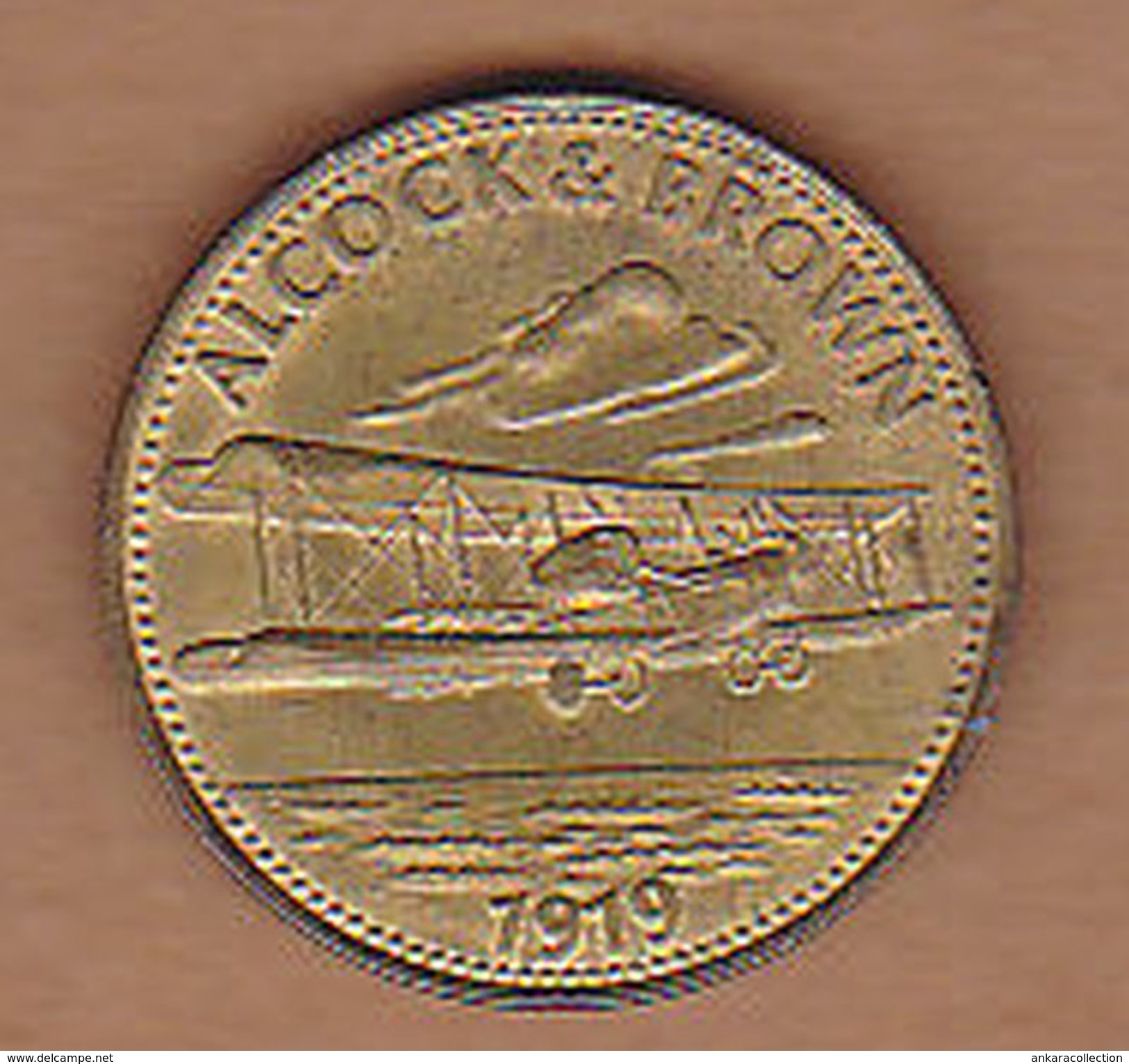 AC -  ALCOCK & BROWN 1919 SHELL TOKEN - JETON - Noodgeld