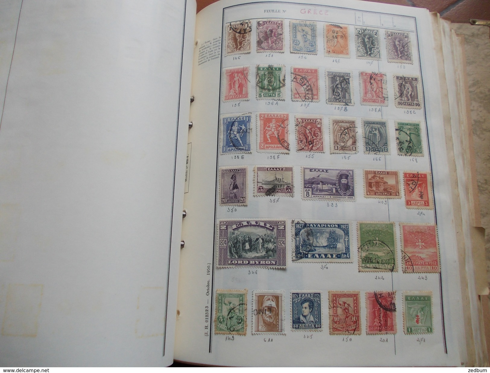 TIMBRES 1 Page Grece 33 Timbres Valeur 17.35 &euro; - Andere & Zonder Classificatie