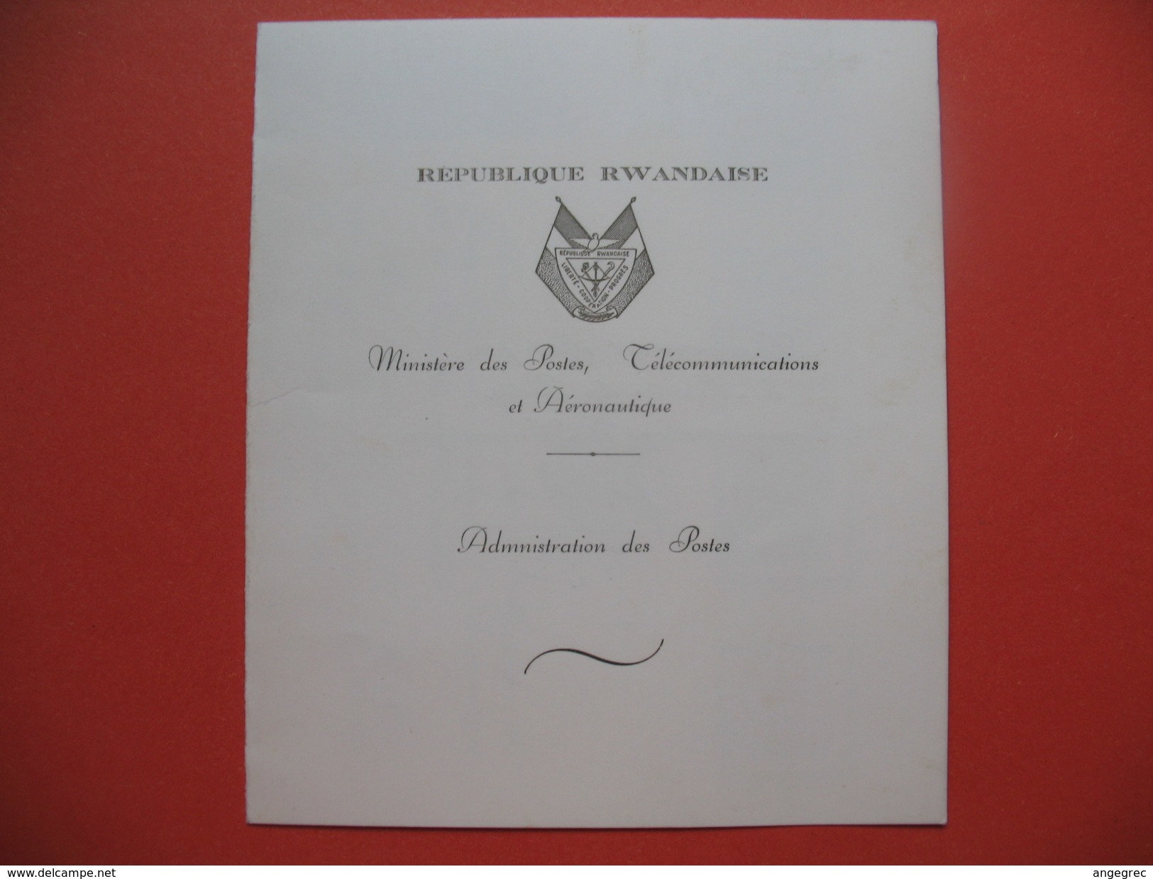 Carnet De 8 Timbres Non Dentelé République Rwandaise 1962 Indépendance Neuf TBE - Neufs