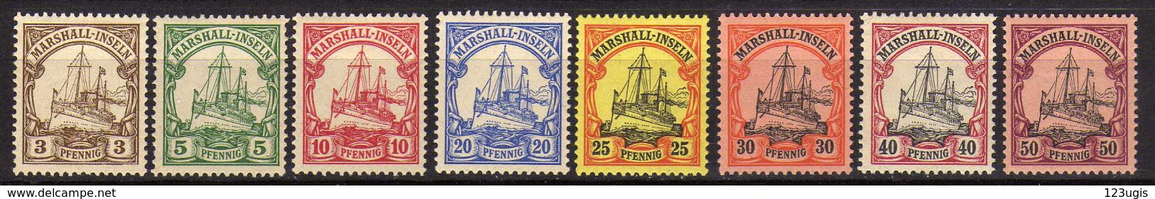 Deutsche Kolonien, Marshall-Inseln Mi 13-20 * [170317L] - Marshall Islands